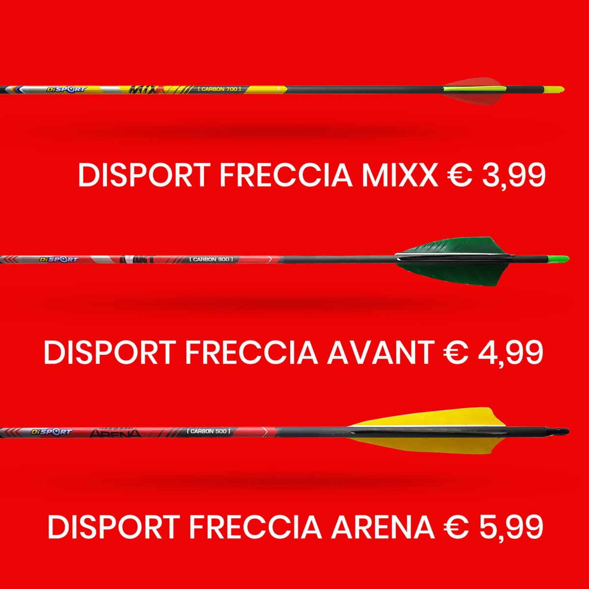 Buone Feste con frecce Disport 