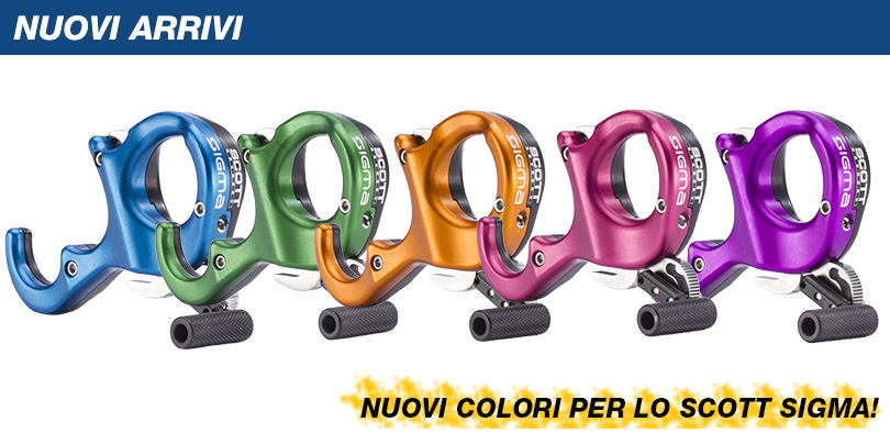 Nuovi colori per lo sgancio Scott Sigma