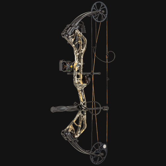 COMPOUND BOW READY TO SHOOT