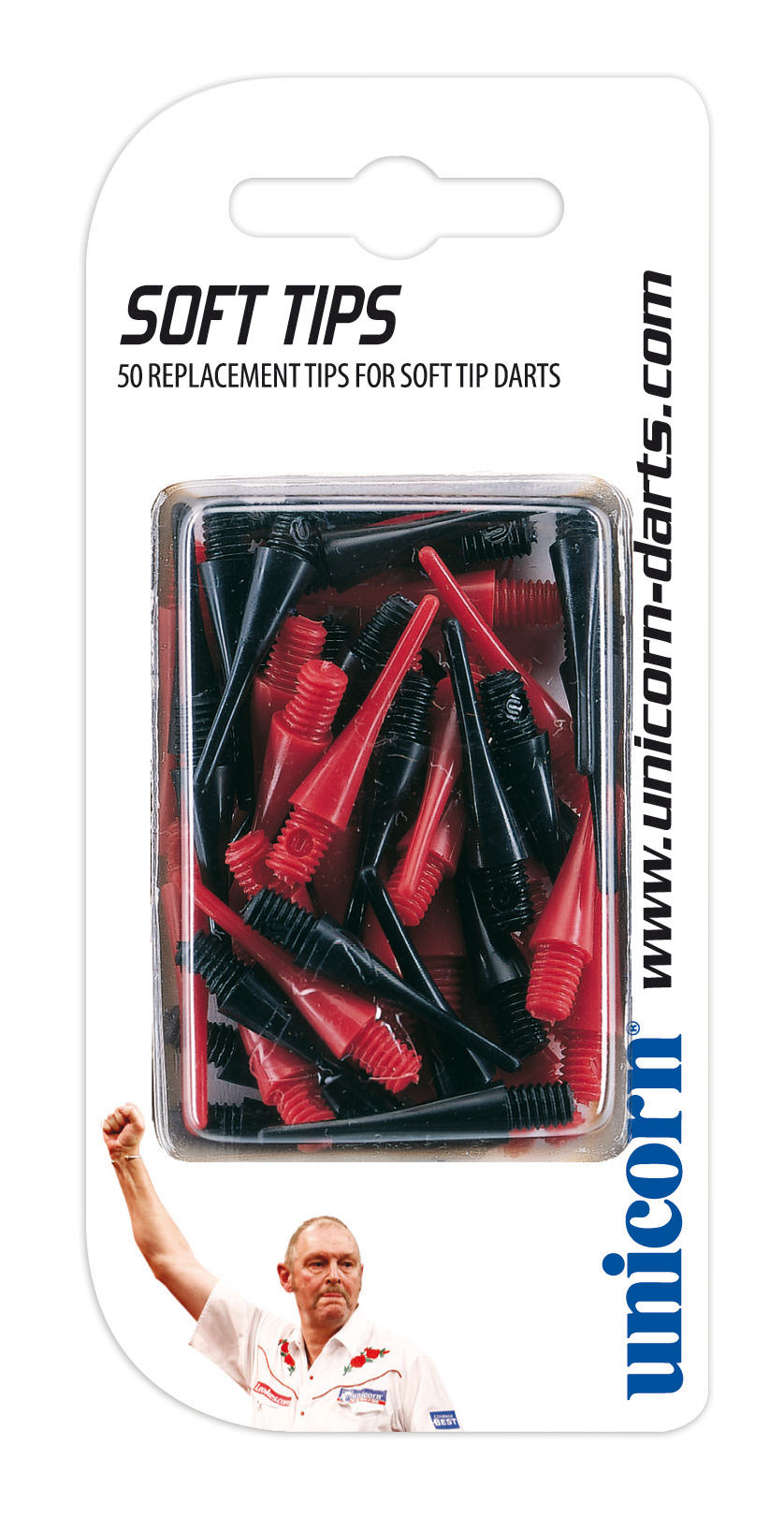 UNICORN PUNTE CHECKOUT SOFT BLACK/RED 50 PZ