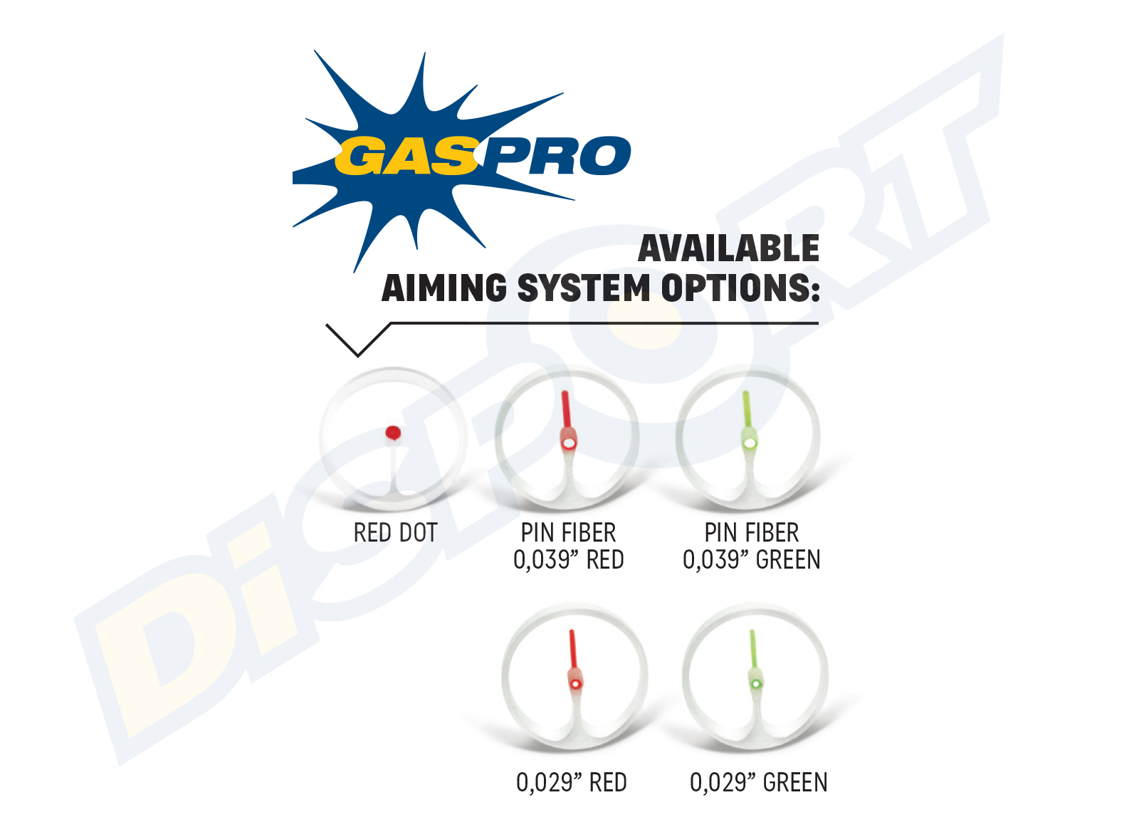GAS PRO OLYMPIC RECURVE SCOPE AIMING INSERT