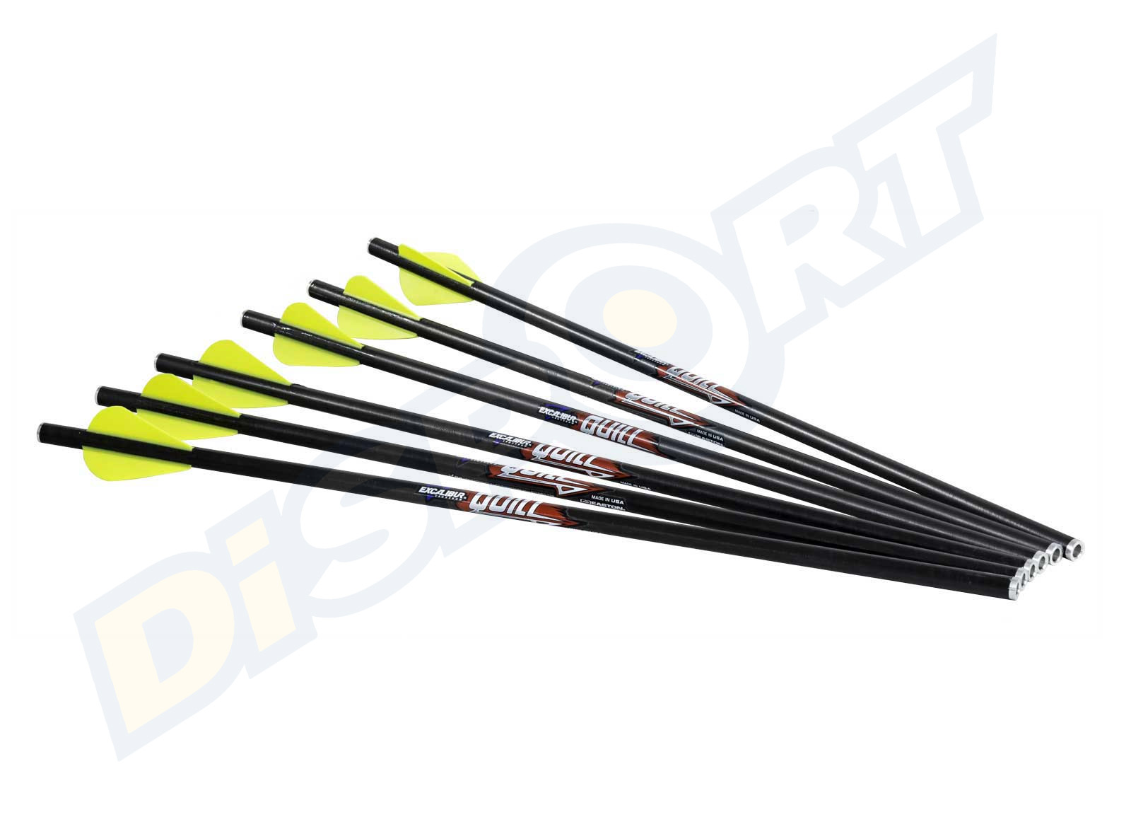 EXCALIBUR CARBON QUILL 16.5'' CROSSBOW ARROW 6 PIECES PACK