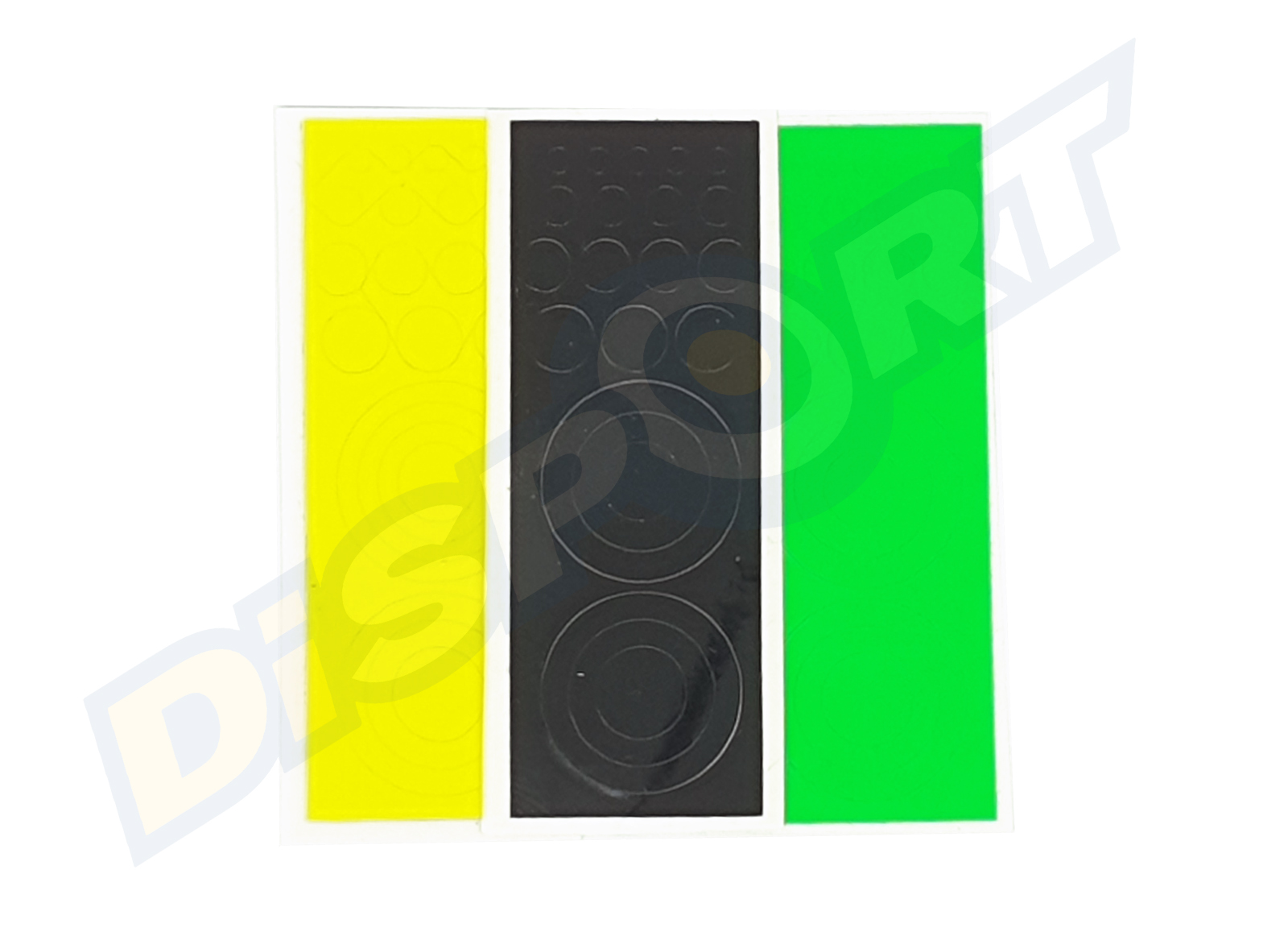 GAS PRO LENS DECALS KIT (1 BLACK, 1 FLUO GREEN, 1 FLUO YELLOW)