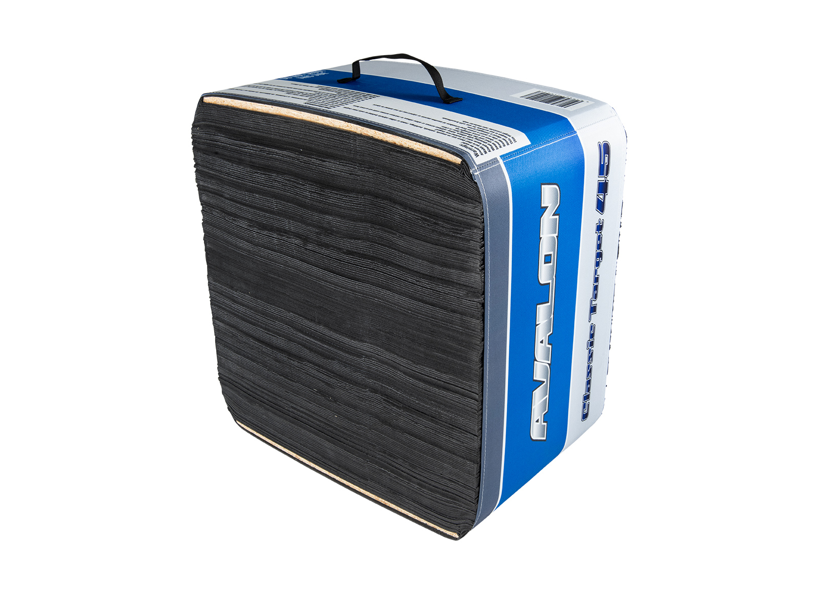 AVALON TARGET 45 BLACK LAMINATED BANDED DIMENSIONS 45X45X30CM