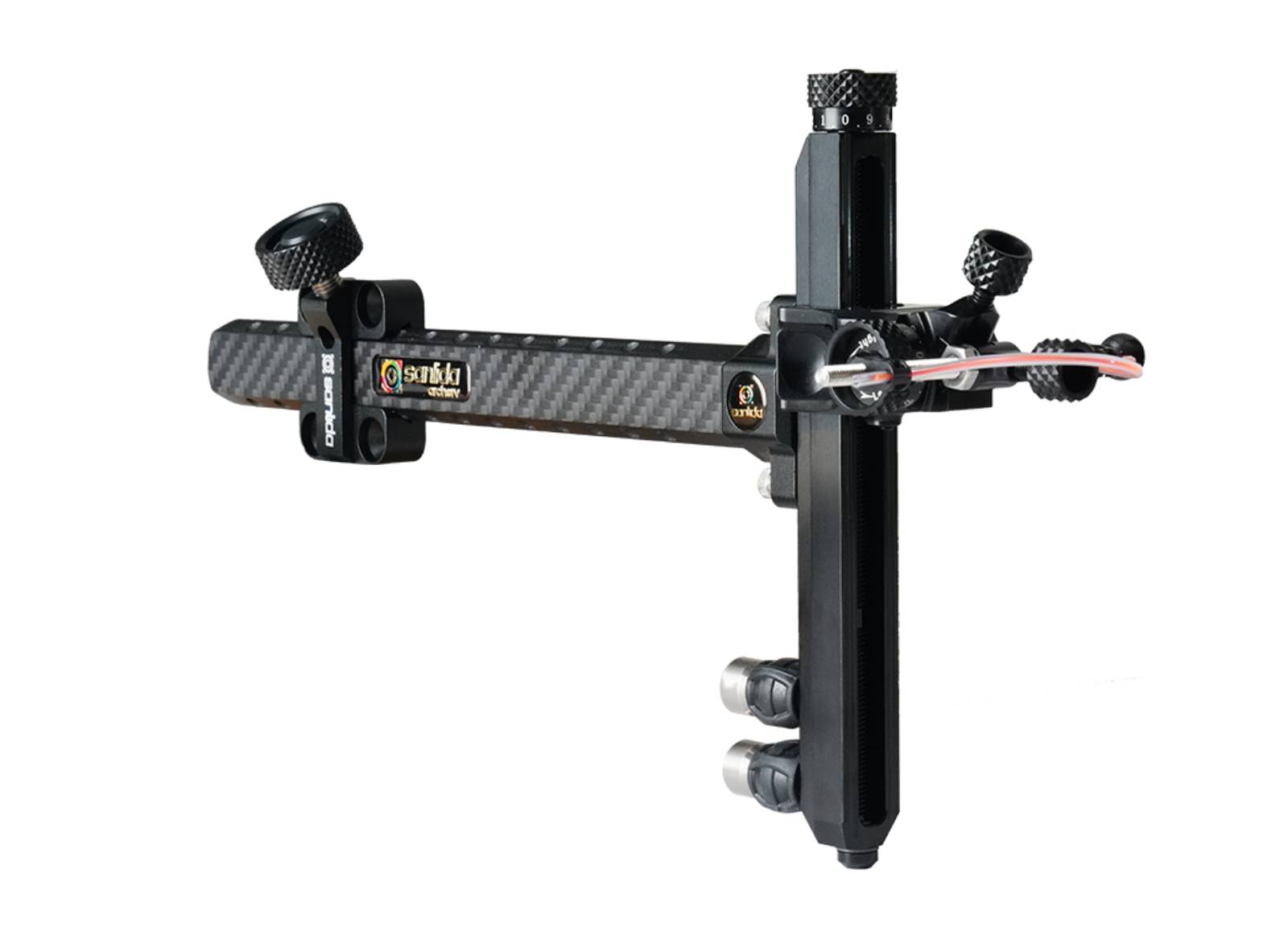 SANLIDA MIRINO RICURVO MIRACLE 10 II 9'' ESTENSIONE RH BLACK