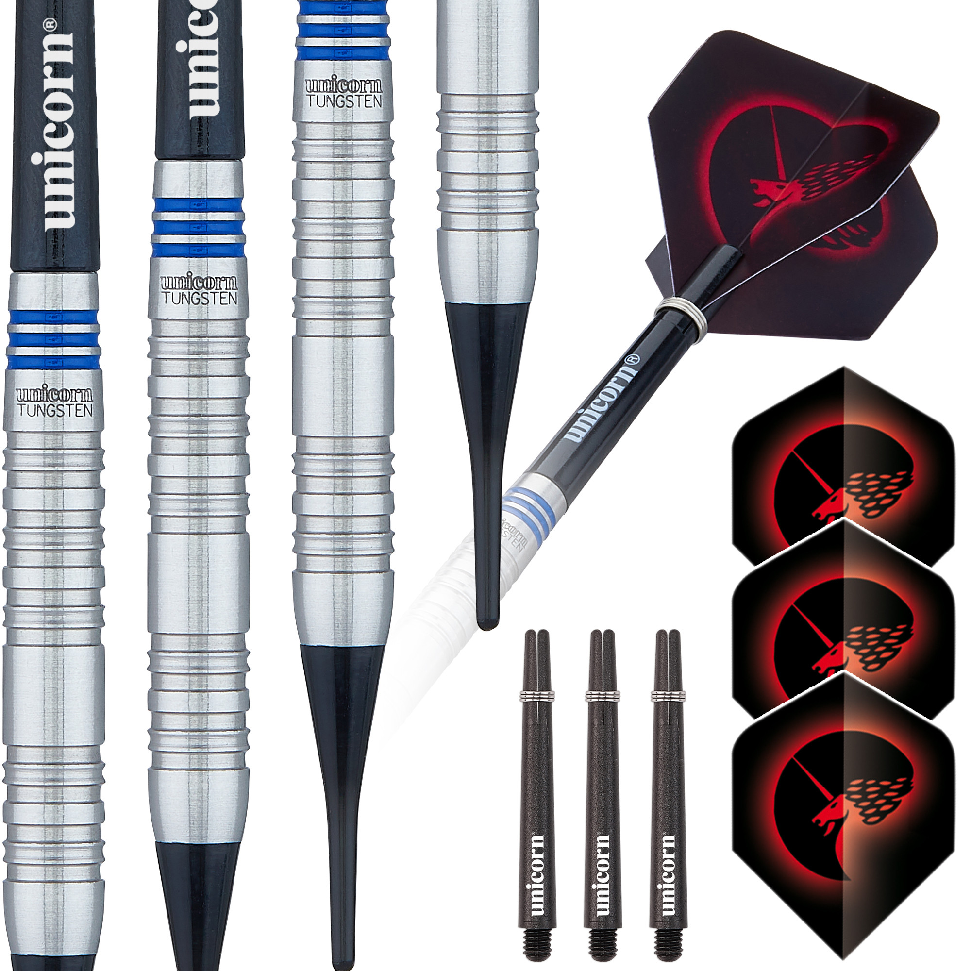 UNICORN FRECCETTE CORE TUNGSTEN STYLE 1 - SOFT TIPS