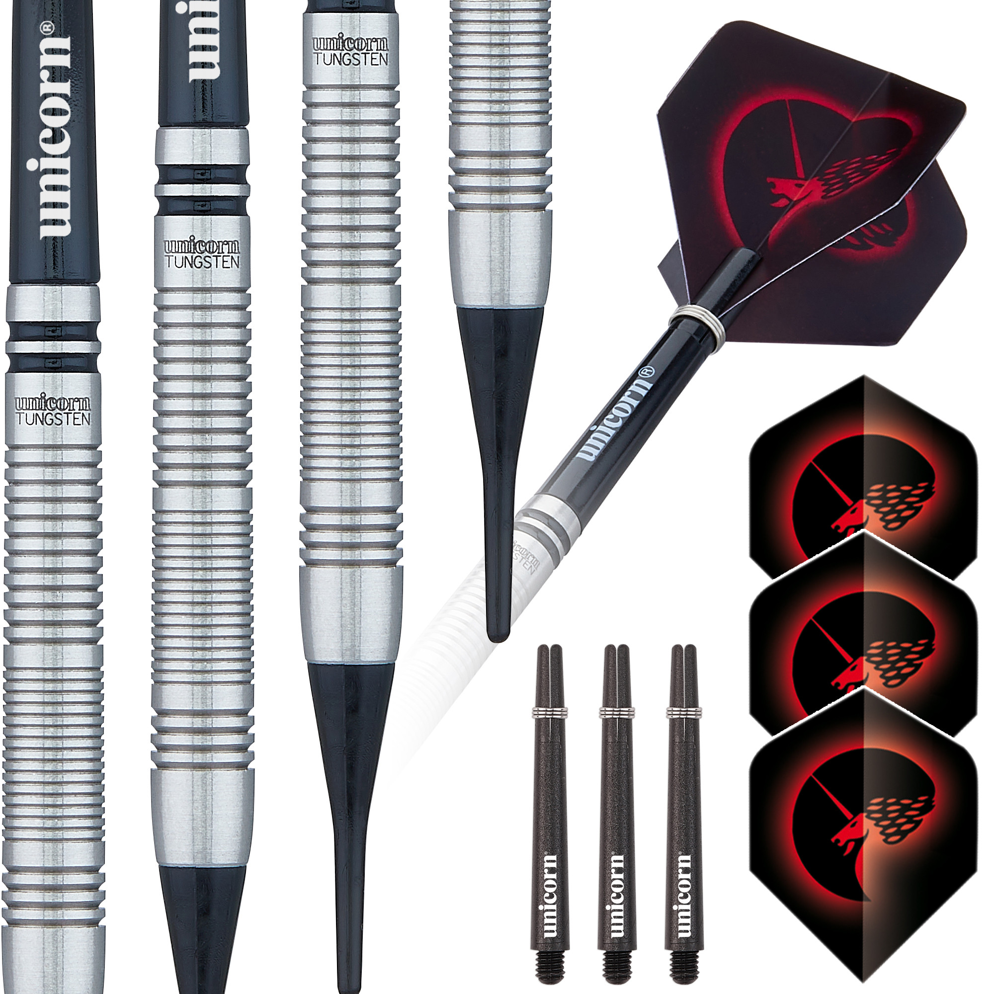 UNICORN FRECCETTE CORE TUNGSTEN STYLE 2 - SOFT TIPS