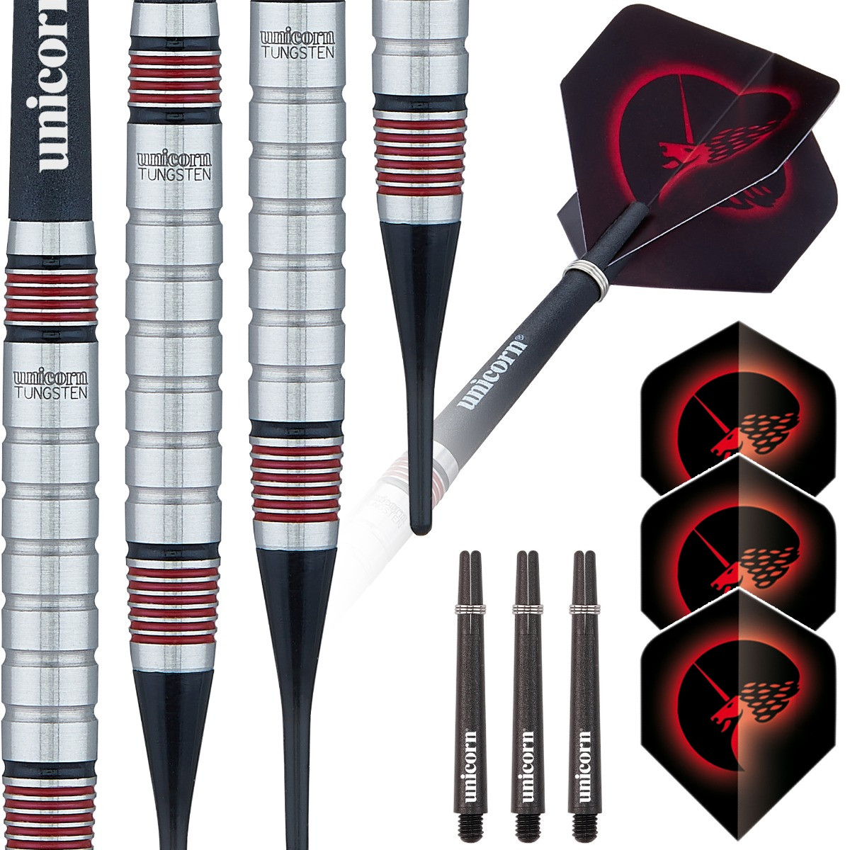UNICORN FRECCETTE CORE PLUS TUNGSTEN STYLE 2 - SOFT TIPS